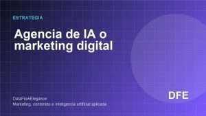 Imagen destacada sobre agencia de IA y agencia de marketing digital