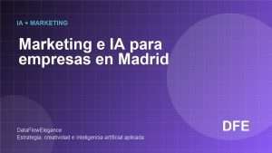 Imagen destacada sobre marketing e inteligencia artificial para empresas en Madrid